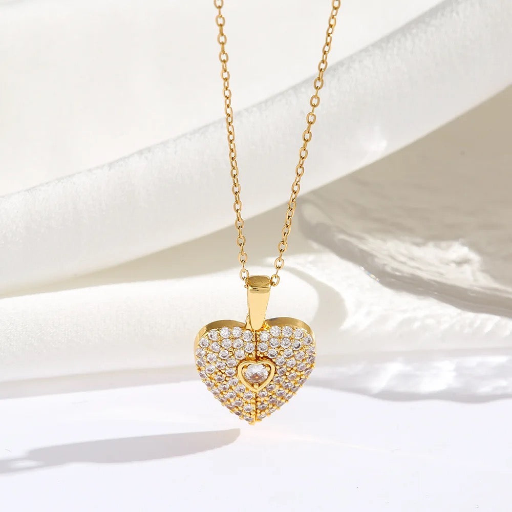 Inside Me Heart Necklace