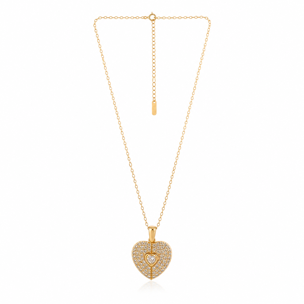 Inside Me Heart Necklace