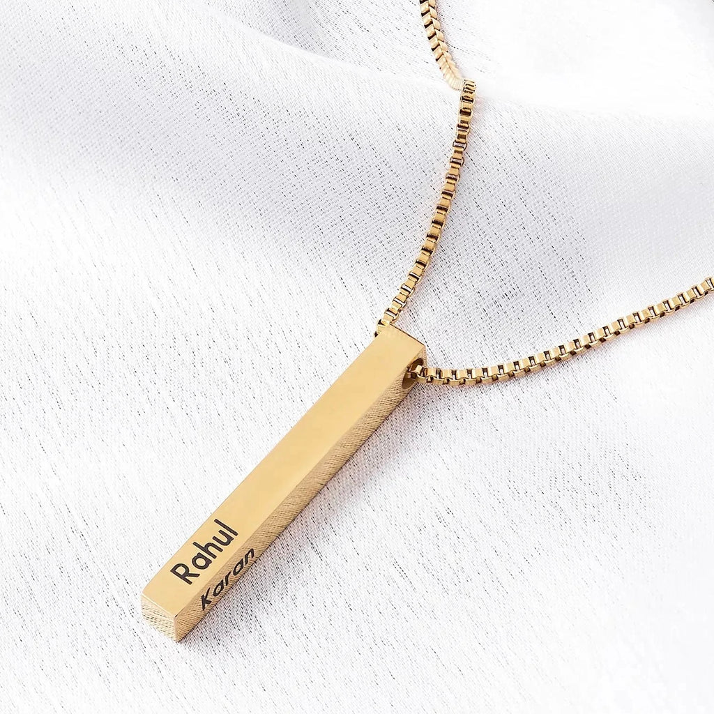 Love Line Gold Bar Necklace